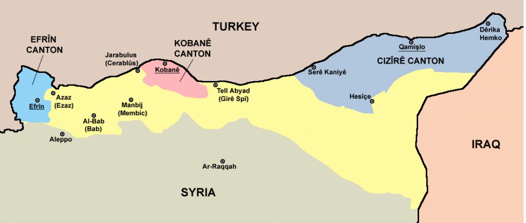 Rojava mapa 1