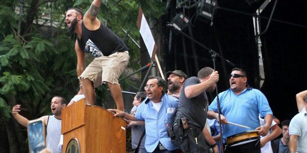 El primer paro nacional de la era Macri