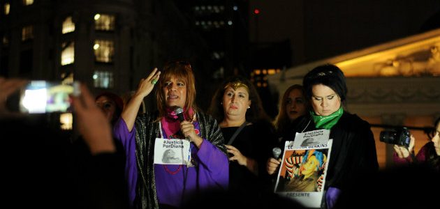 Con Diana en el corazón y Lohana y Maite como banderas, se realizó una nueva marcha contra los travesticidios