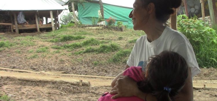 Valentina, una de las mujeres de la ex guerrilla de las FARC