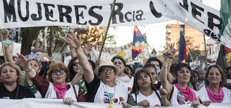 Una multitud en Resistencia: Vivas y organizadas nos queremos