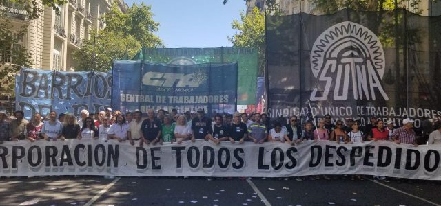 Nuevo desafío al gobierno: crece la movilización
