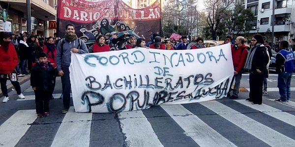 Nueva jornada de lucha de los bachilleratos populares